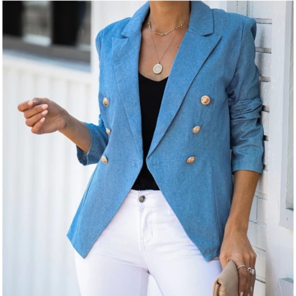 Vici Jackets & Blazers - Vici denim blazer